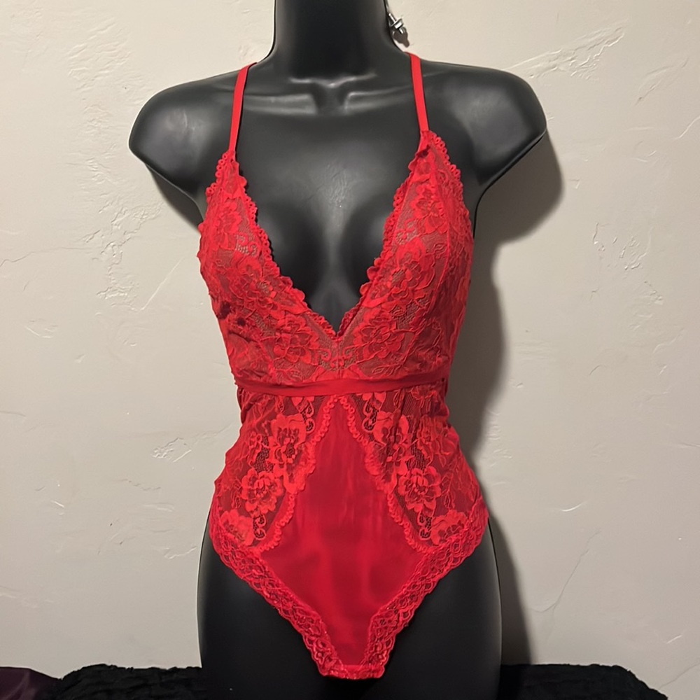 Lace onesie bodysuit